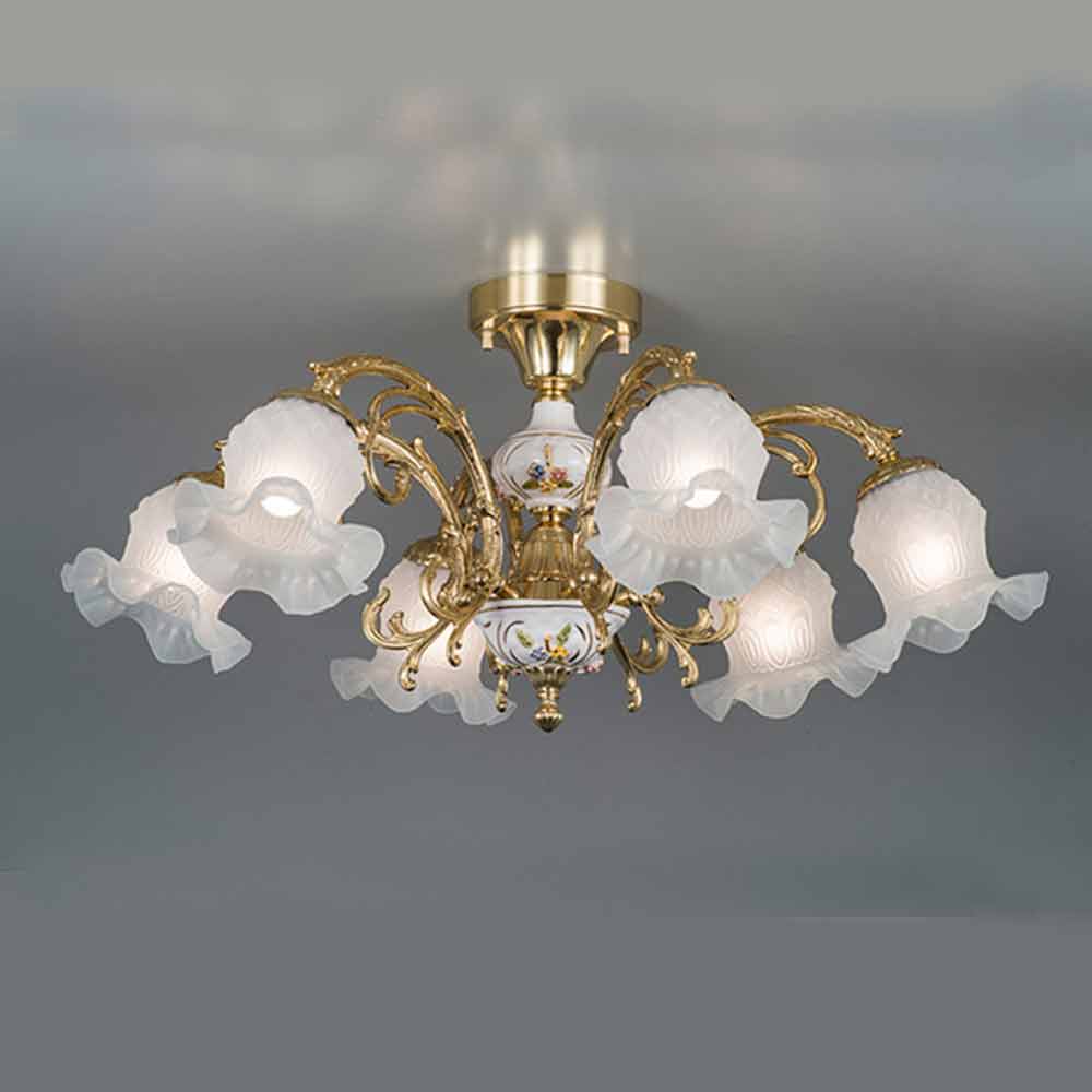 シャンデリア「GUA-0354/6」約8〜10畳用 ランプ別売 | 【公式】大塚