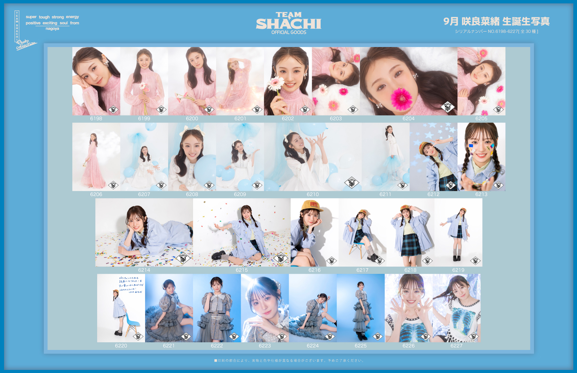 咲良菜緒 生誕生写真2025」受注販売決定！ | TEAM SHACHI オフィシャル