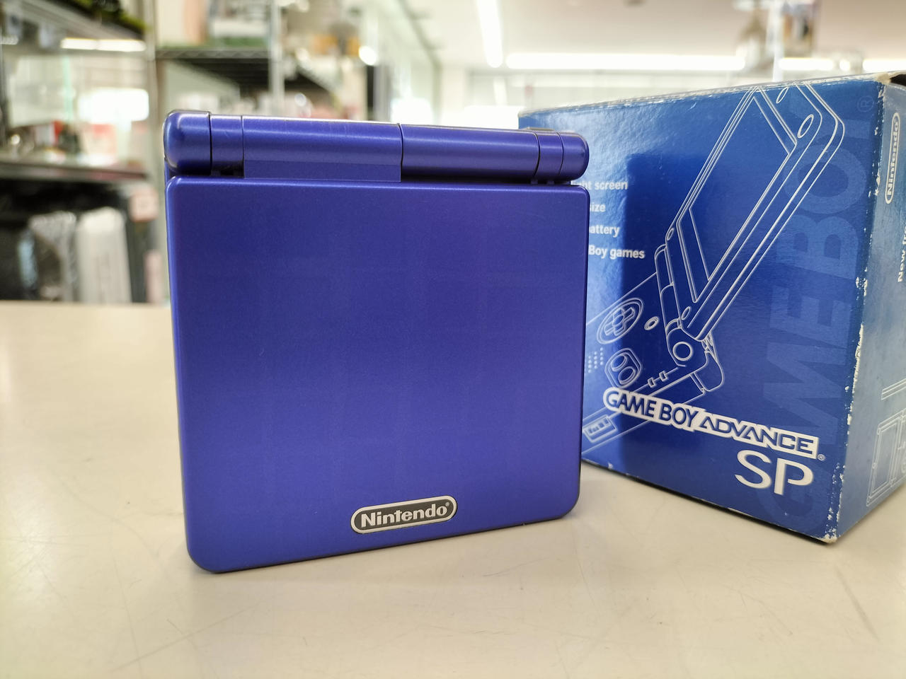 Nintendo Gameboy Advance SP Blue AGS-S-ZBA Used in Japan – The