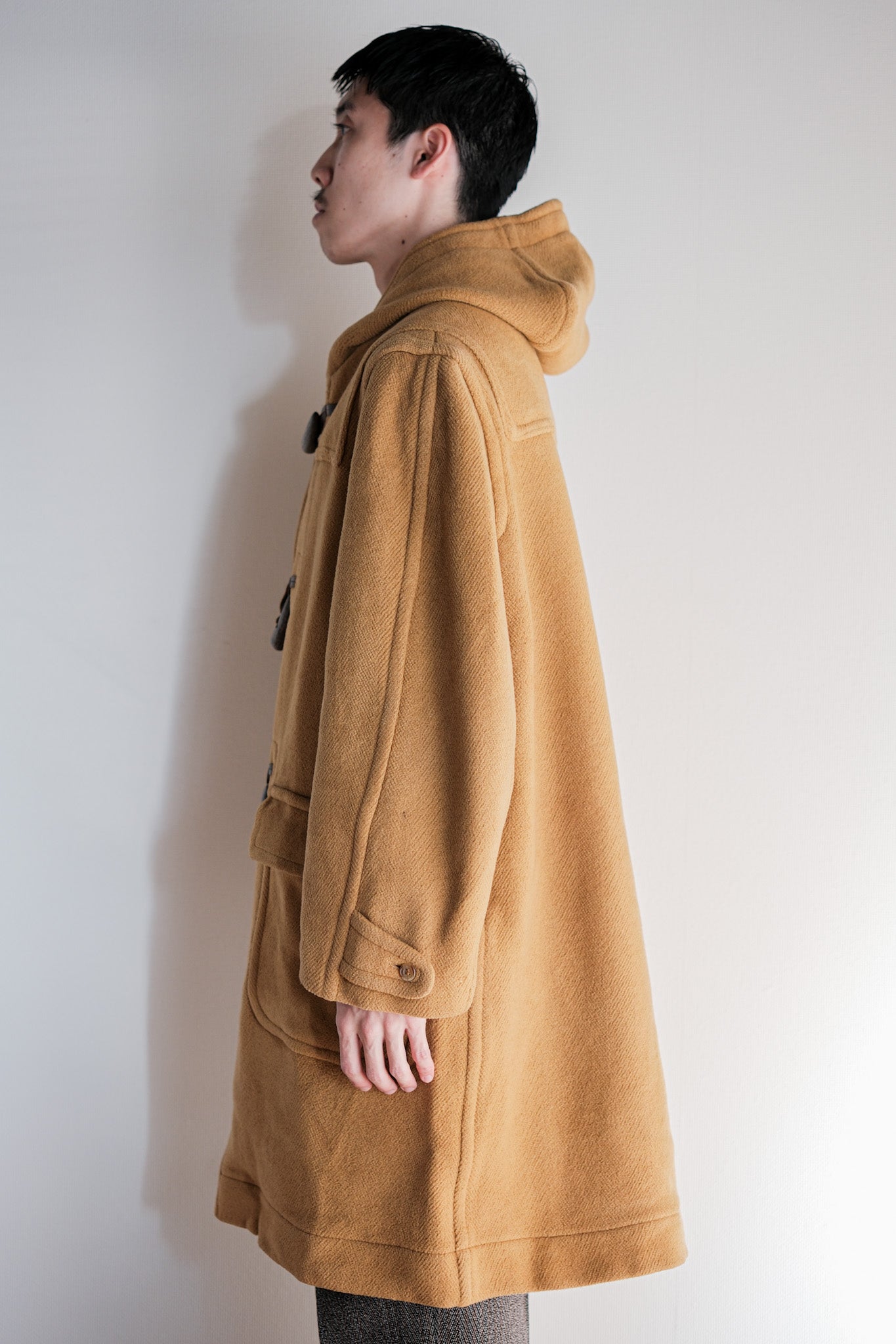 90's] Old Invertere HBT Wool Duffle COAT SIZE.38R 