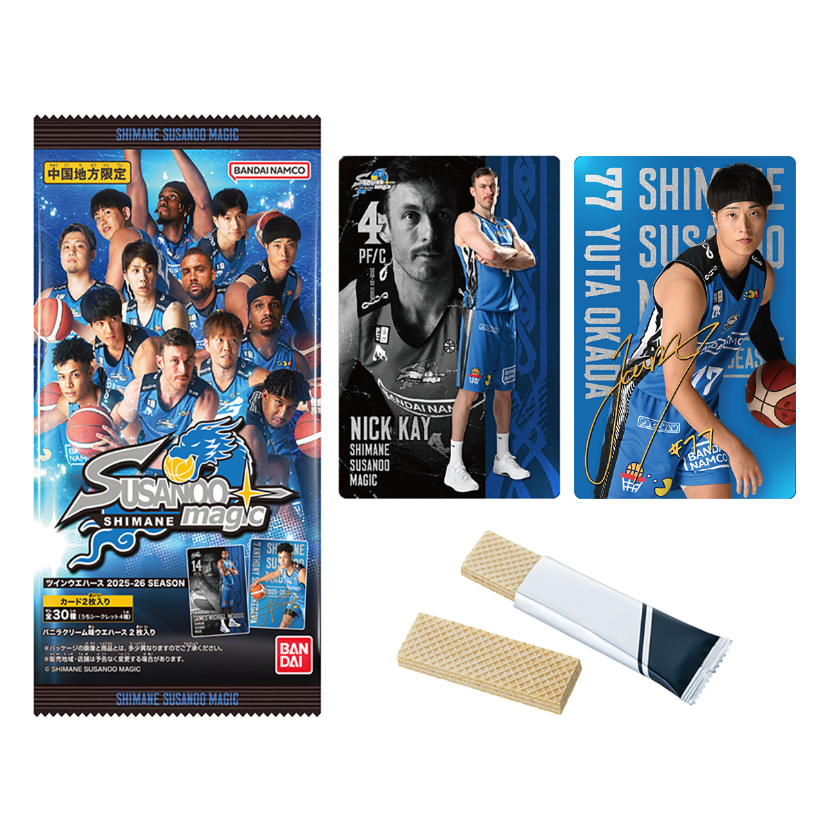 島根スサノオマジック ツインウエハース 2025-26 SEASON｜発売日：2026