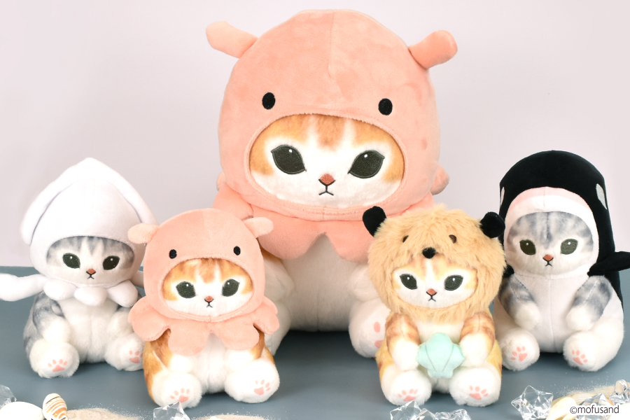 SNSやLINEスタンプで大人気の『mofusand』より海の生き物にゃん3が