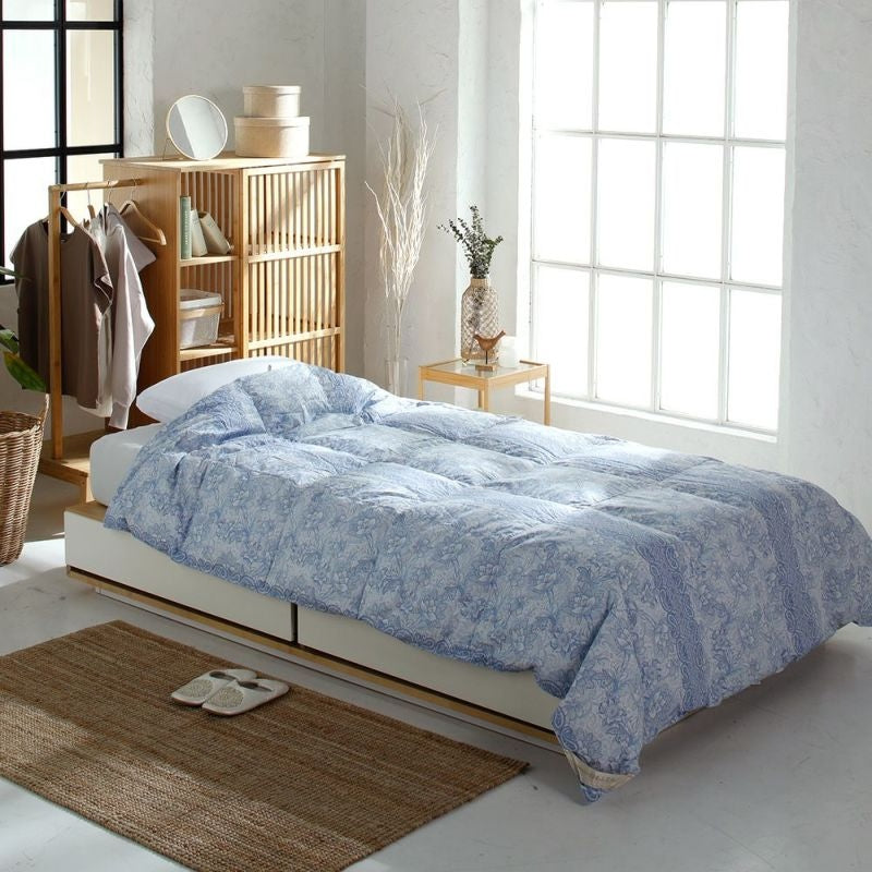 羽毛肌掛けふとん・ダウンケット日本製ドイツグース90％ 380ダウン