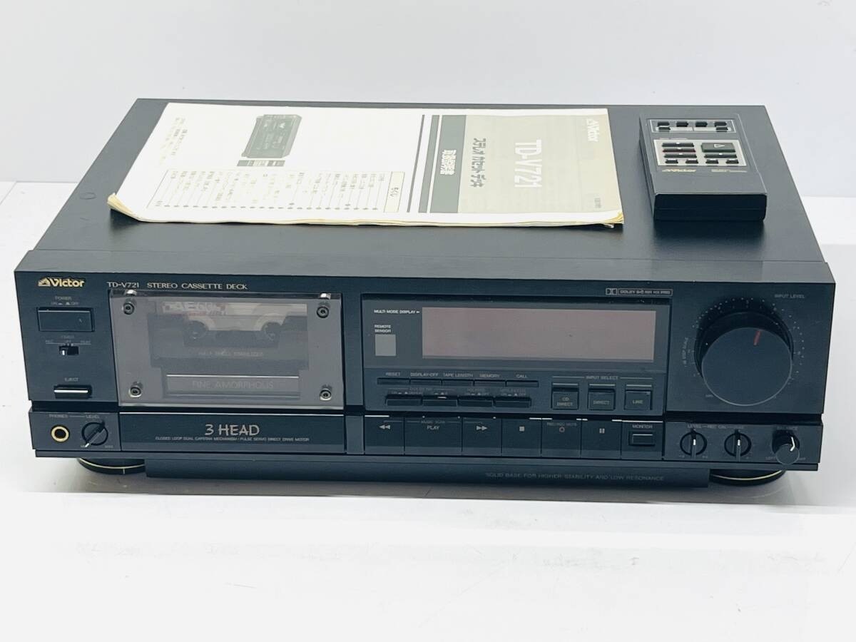 Victor Victor ビクター TD−V721 カセットデッキ ビクター 3ヘッド