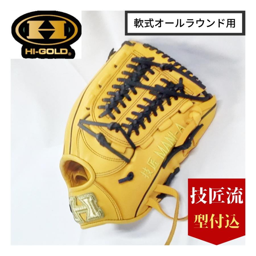 HI-GOLD（ハイゴールド） 軟式グラブ オールラウンド用 限定品