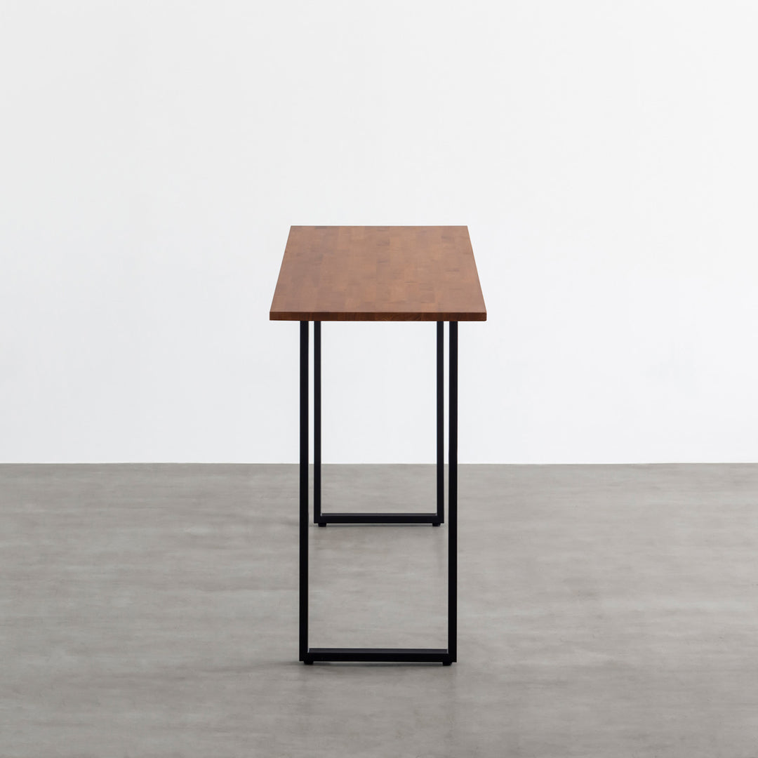 THE TABLE / スタンディングデスク × ラバーウッド ブラウン × Black
