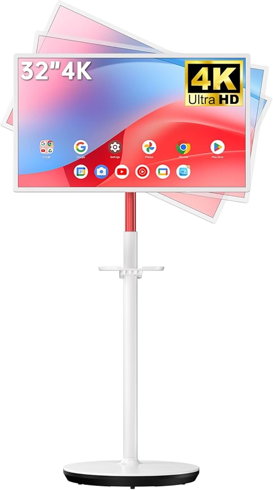 KTC 32 Inch MegPad 4K Touchscreen Smart Portable TV with Android