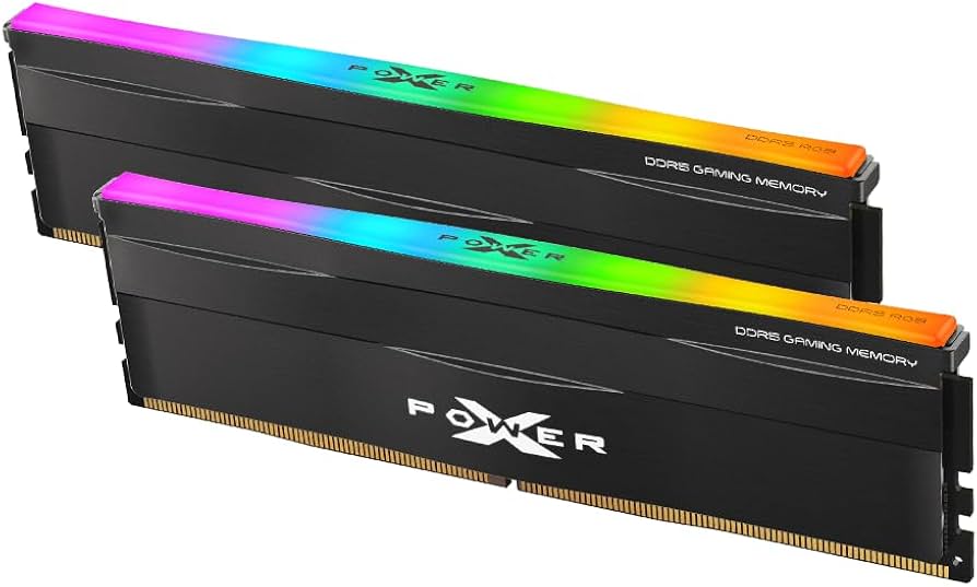 Amazon.co.jp: シリコンパワー DDR5 64GB (2x32GB) Zenith RGB 6000MHz
