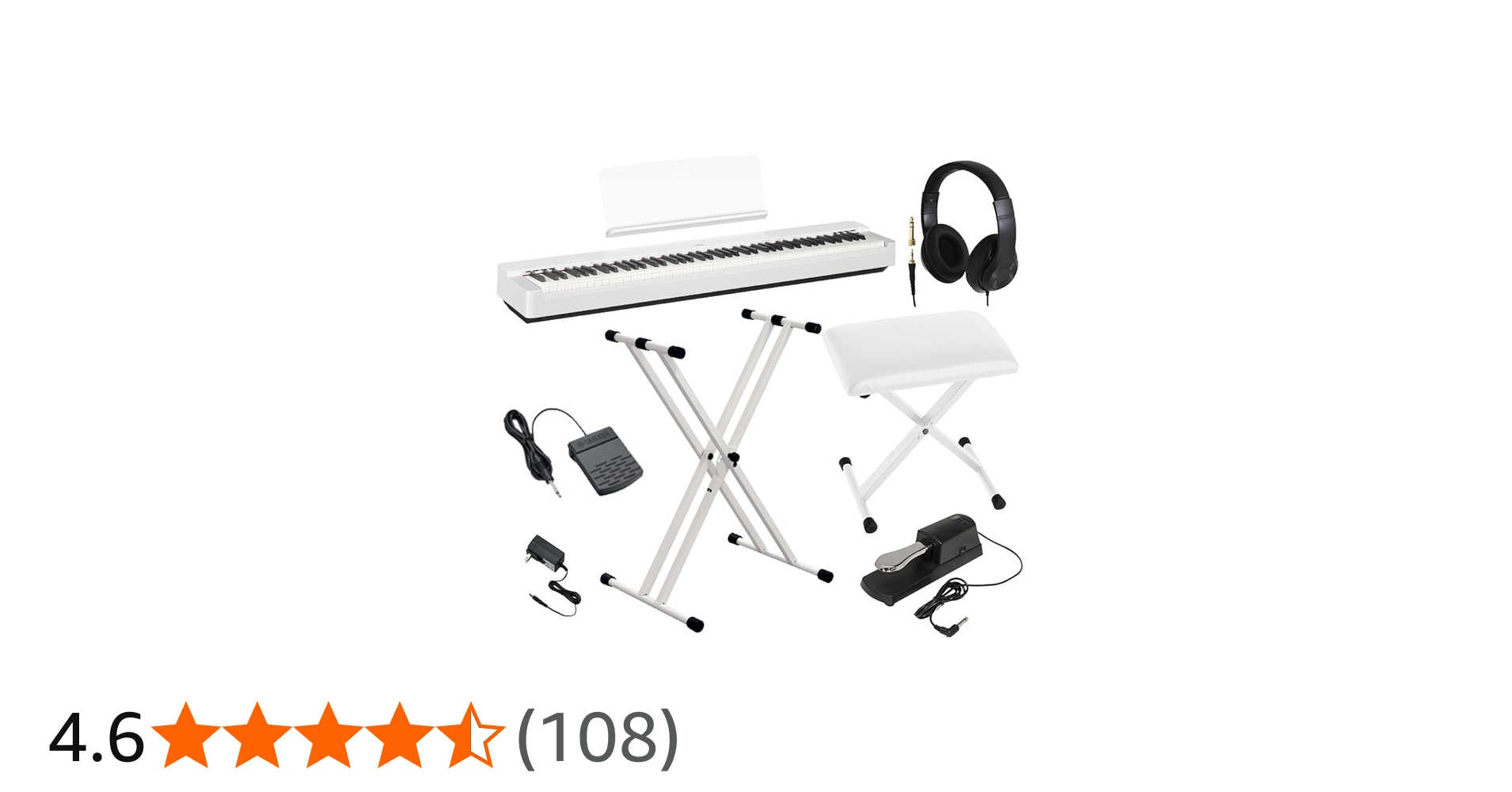 Amazon | YAMAHA P-225 電子ピアノ 88鍵盤 ヤマハ Pシリーズ (X