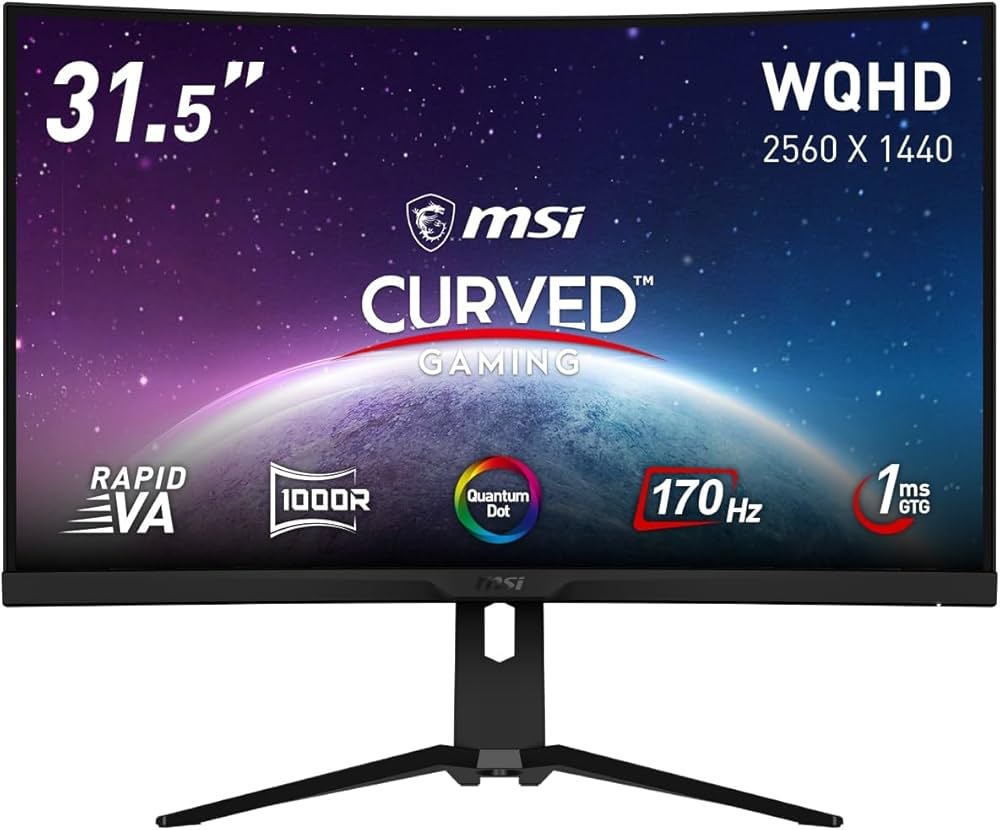 Amazon.co.jp: MSI 湾曲ゲーミングモニター MAG 325CQRF-QD 31.5インチ