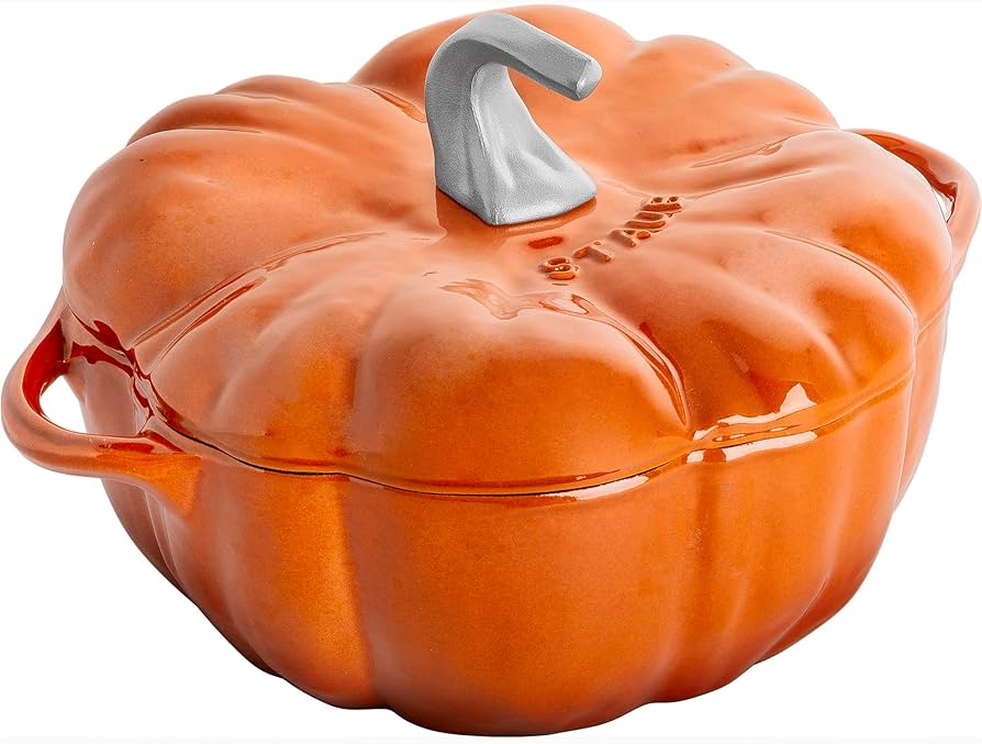Amazon.co.jp: STAUB 鋳鉄ダッチオーブン 3.5クォート パンプキン