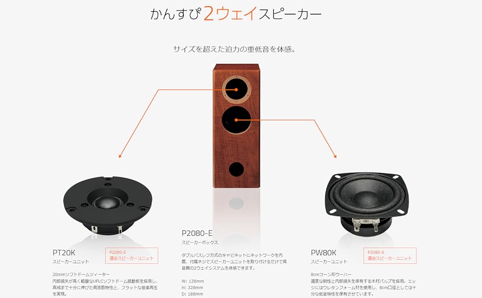Amazon.co.jp: FOSTEX フォステクス スピーカーボックス P2080-E