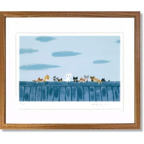 絵画 渡辺あきお・それぞれ思いを馳せて 版画 インテリア | 渡辺あきお