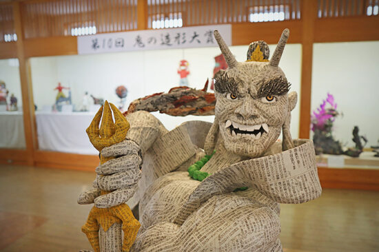 第10回 鬼の造形大賞作品展示 愛媛/鬼北町】 「鬼」 に見守られた町で