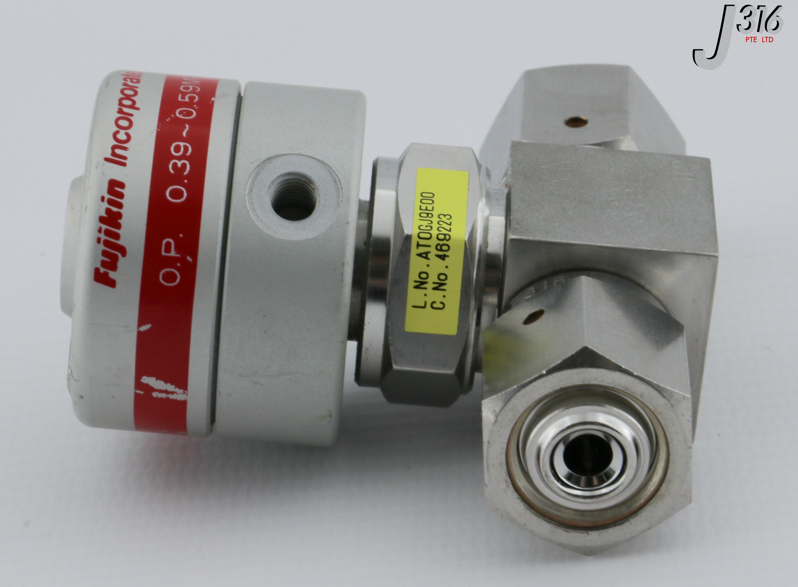 26114 FUJIKIN VALVE, TYPE N.C., O.P 0.39~0.59MPA 469223 | eBay