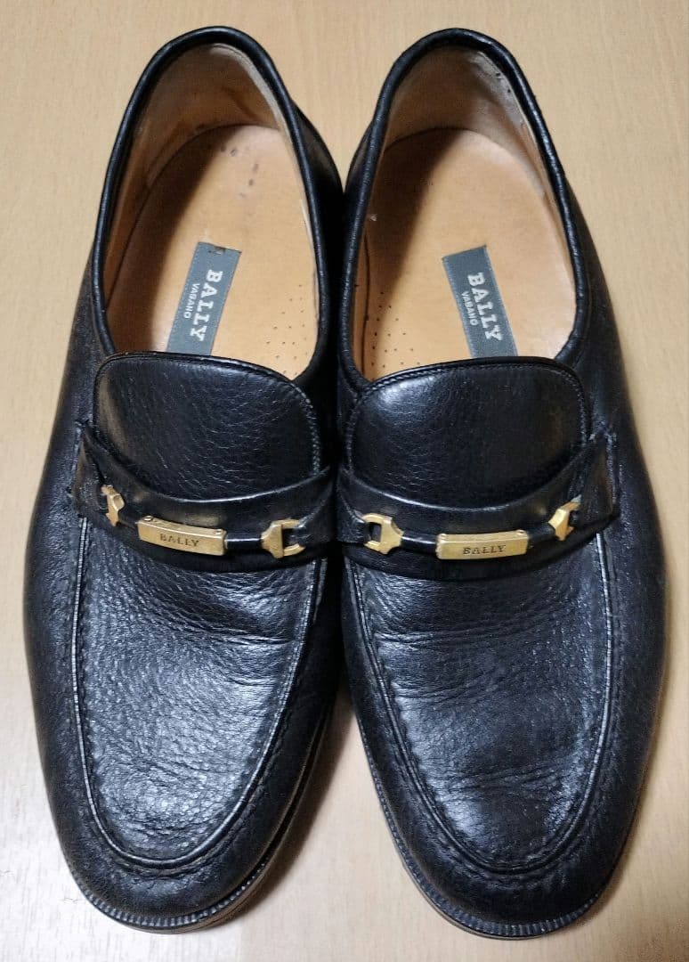 BALLY ブラックレザー ローファー - メルカリ