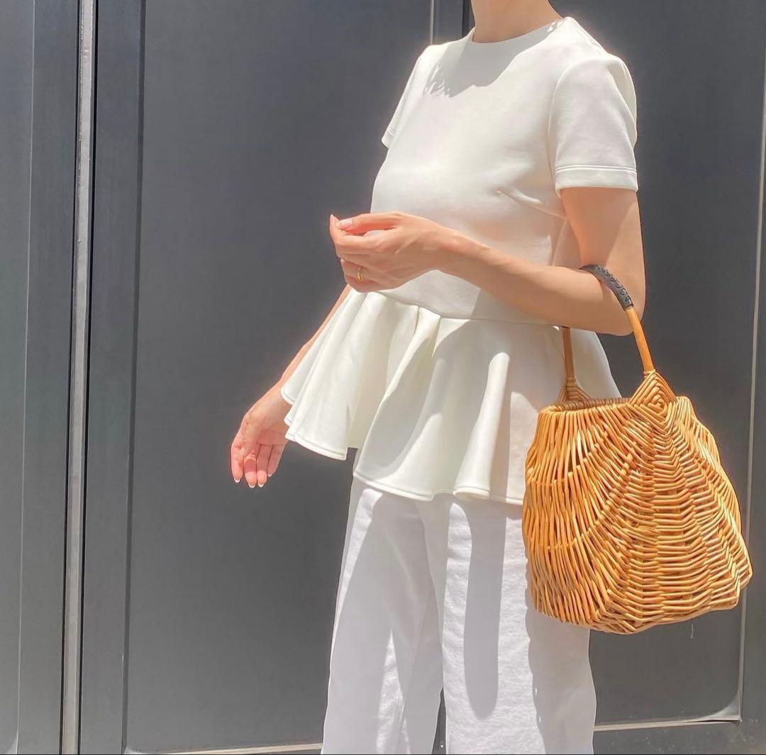 ツルバイマリコオイカワ★カゴバッグ タグ付き未使用】TSURU by MARIKO OIKAWA ツルバイマリコオイカワ