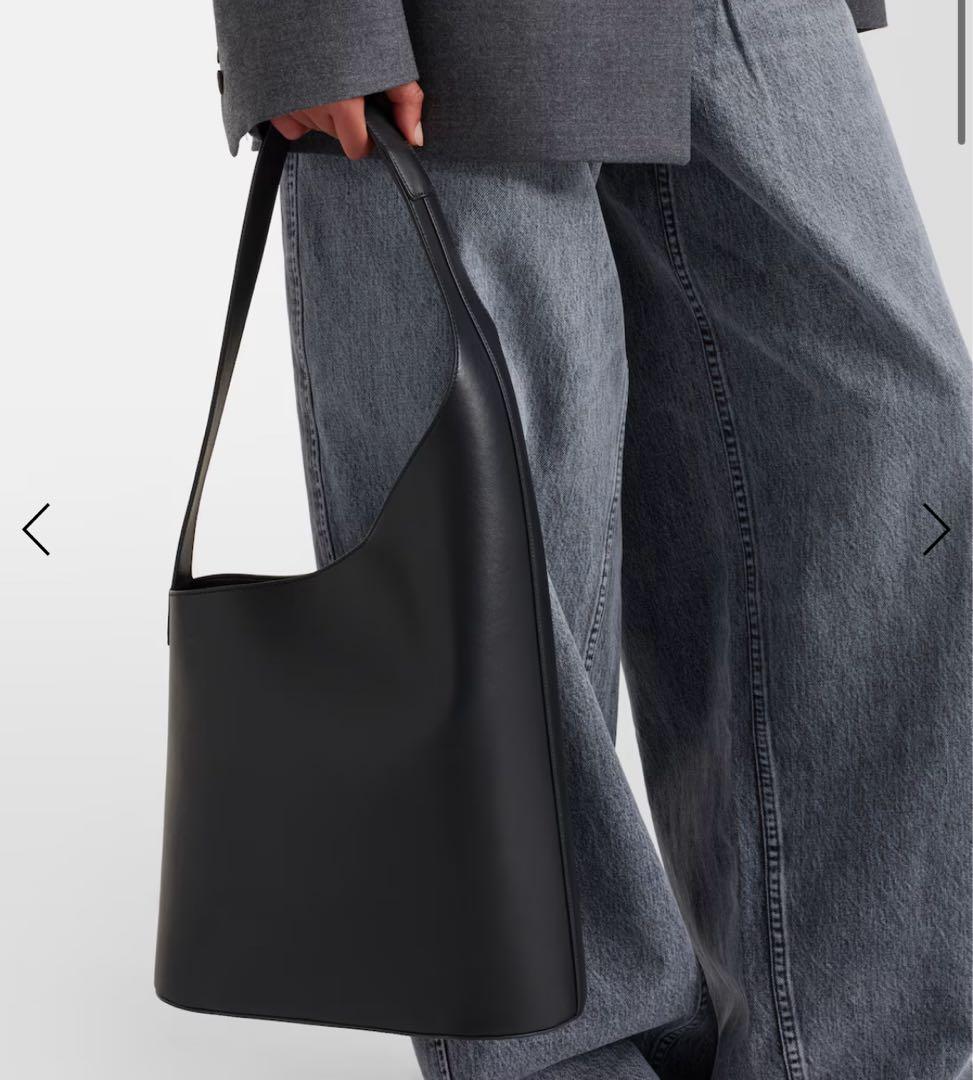 バッグ AESTHER EKME Lune Large leather tote bag AESTHER EKME | LUNE TOTE トートバッグ - アマンオンラインストア