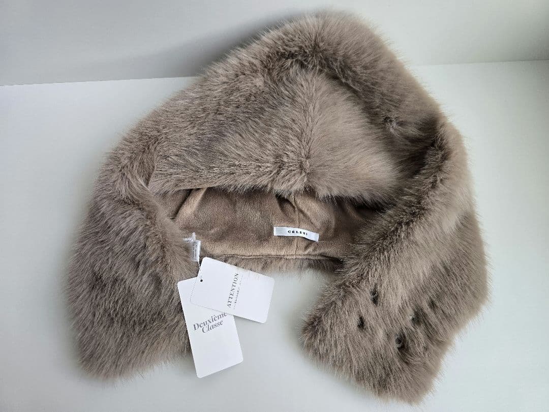 小物 Deuxieme Classe CELERI FUR BALACLAVA CELERI/セルリ】 FUR BALACLAVA（その他ファッション小物）｜Deuxieme