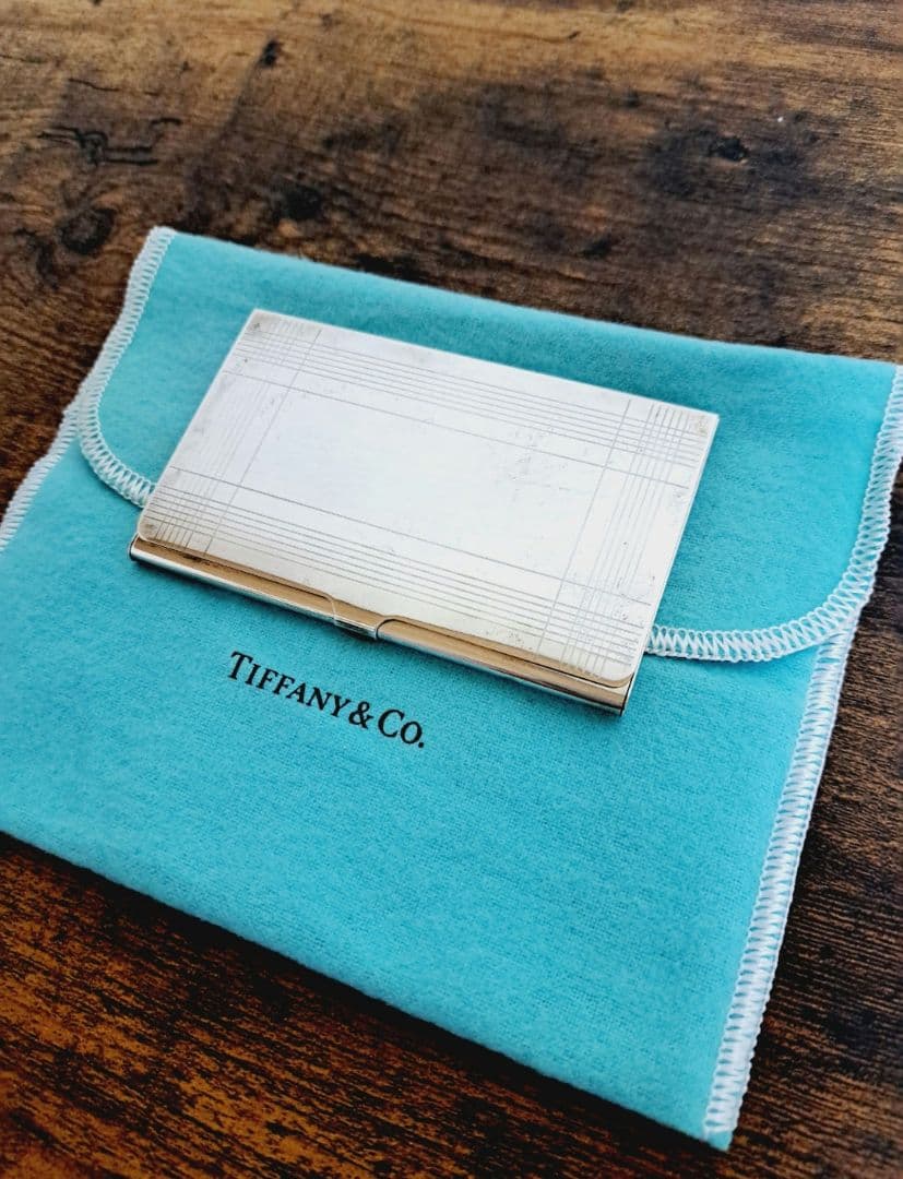 ティファニー 鏡面 名刺入れ ミラー カードケース Tiffany & Co. ティファニー シルバー カードケース (Tiffany & Co