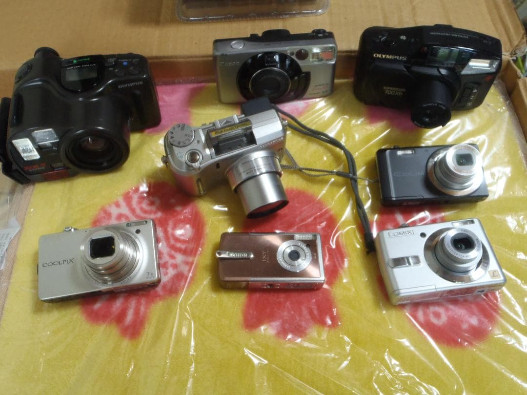 ⭕️ばら売り可能★動作品★点セット❤️各メーカー揃い★デジカメ★フィルムカメラ★ フィルム詰め替え可能！フィルムカメラM38販売中！キタムラ掛尾店