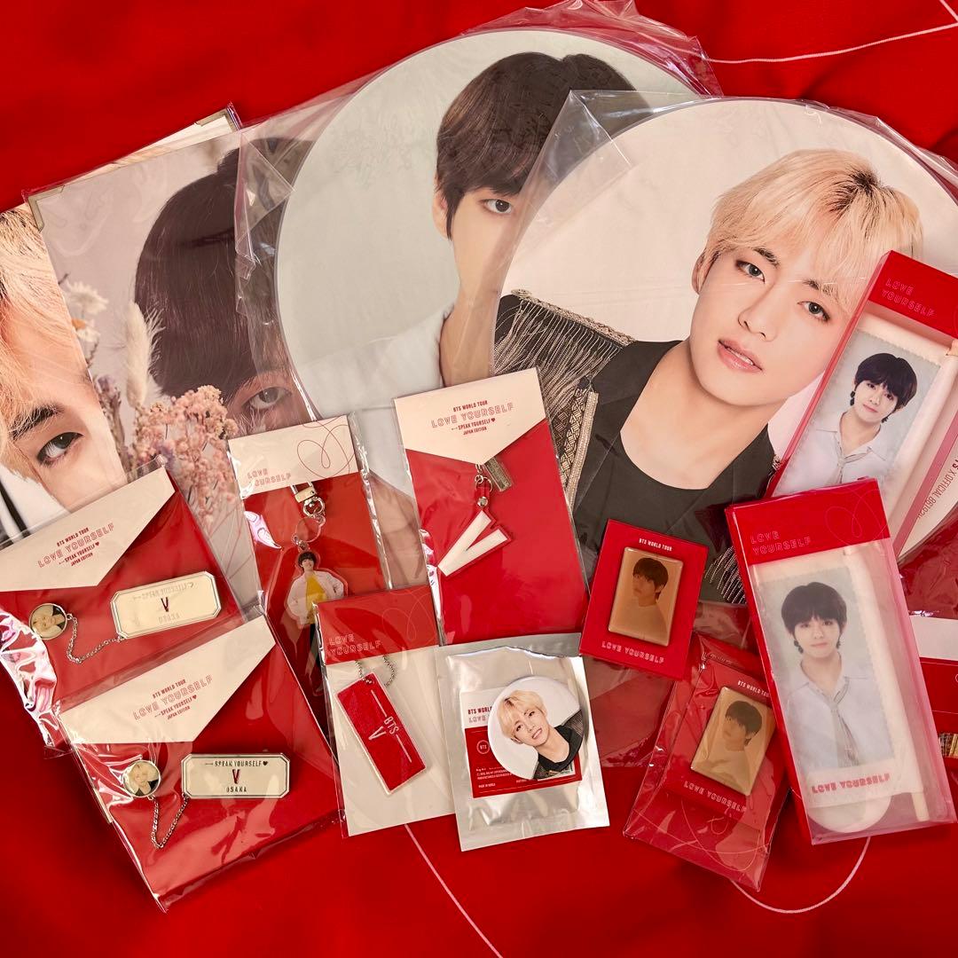 bts v バンタン テヒョン テテ LYS SYS グッズ まとめ セット Vグッズ Layover ギフトボックス フォトカード テテ テープ セット