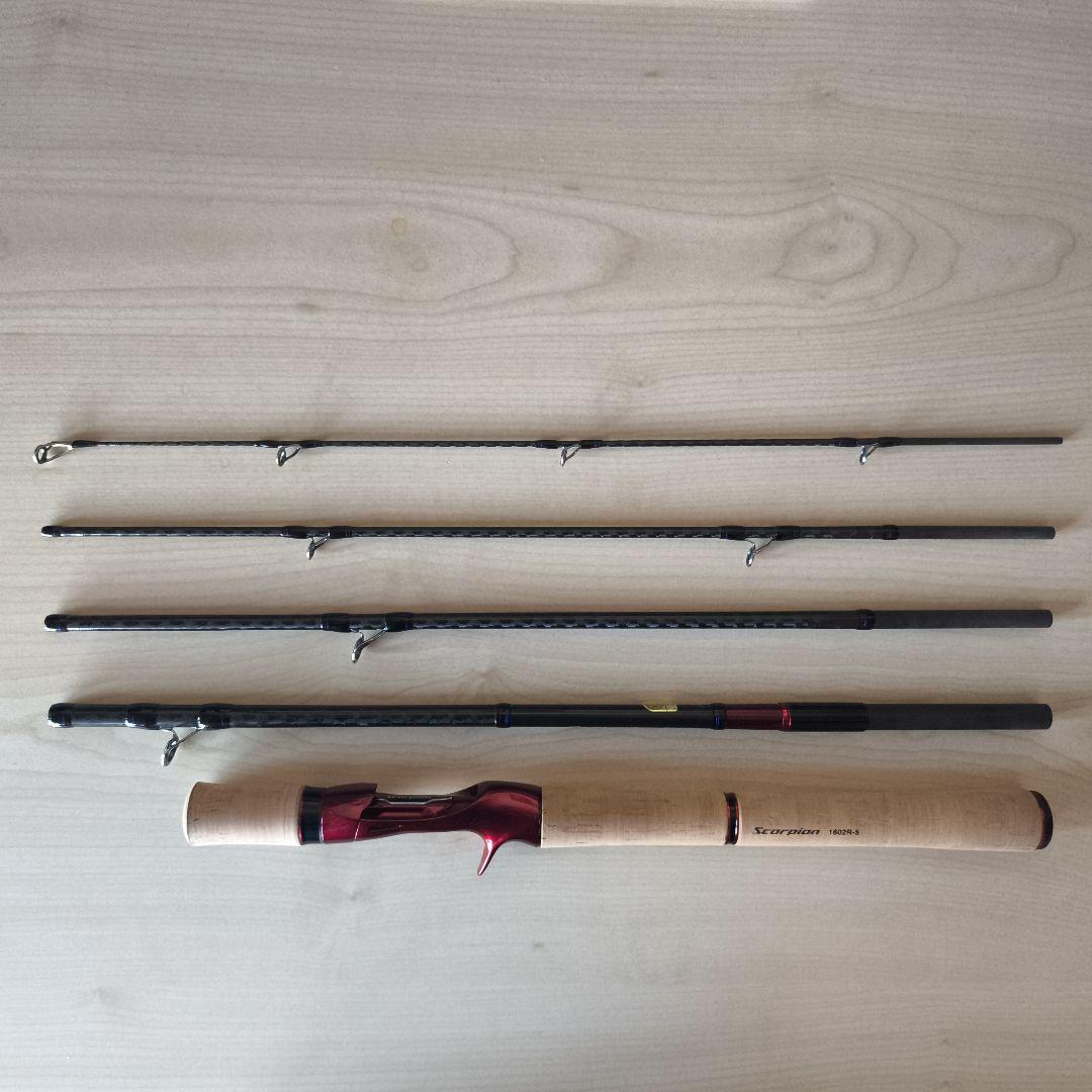 Scorpion 1602R-5 バスロッド 160cm シマノ（SHIMANO） スコーピオン 1602R-5 (ベイトモデル) 5ピース