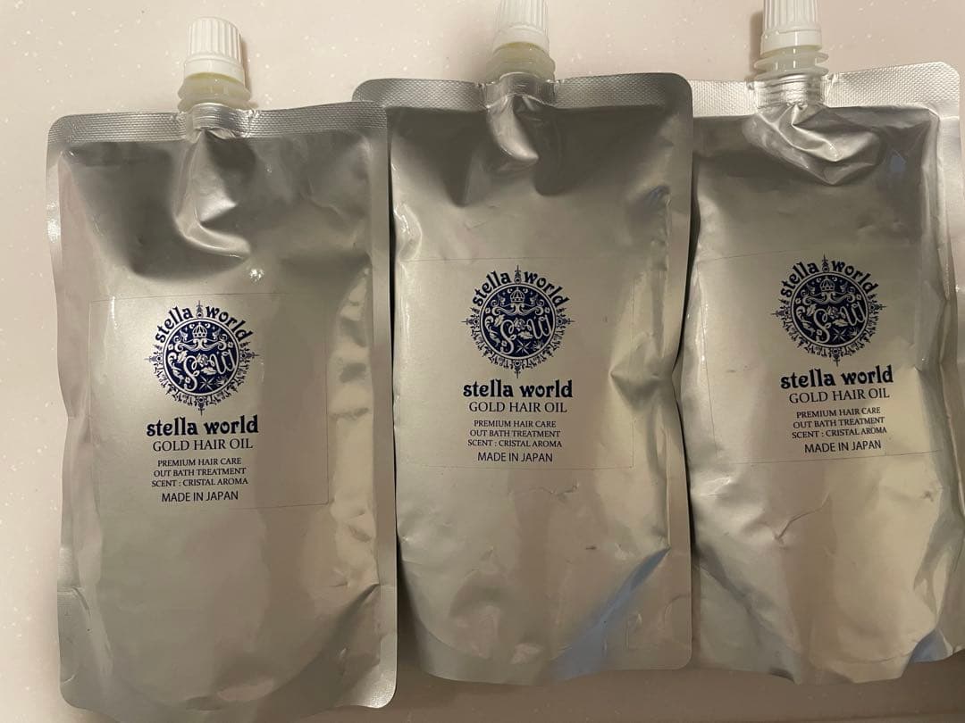 ステラワールド ゴールドヘアオイルN 3個入り ゴールドヘアオイル本体＆レフィルSET（送料無料） | stellaworld
