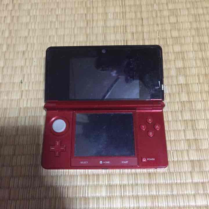 3DS ワインレッド USED Japanese New Nintendo 3DS XL LL METALLIC RED only console RED