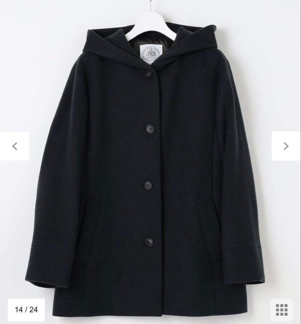 J.PRESS ショートビーバー フーデッド コート J.PRESS（J.プレス） コート アウター ショートビーバー フーデット