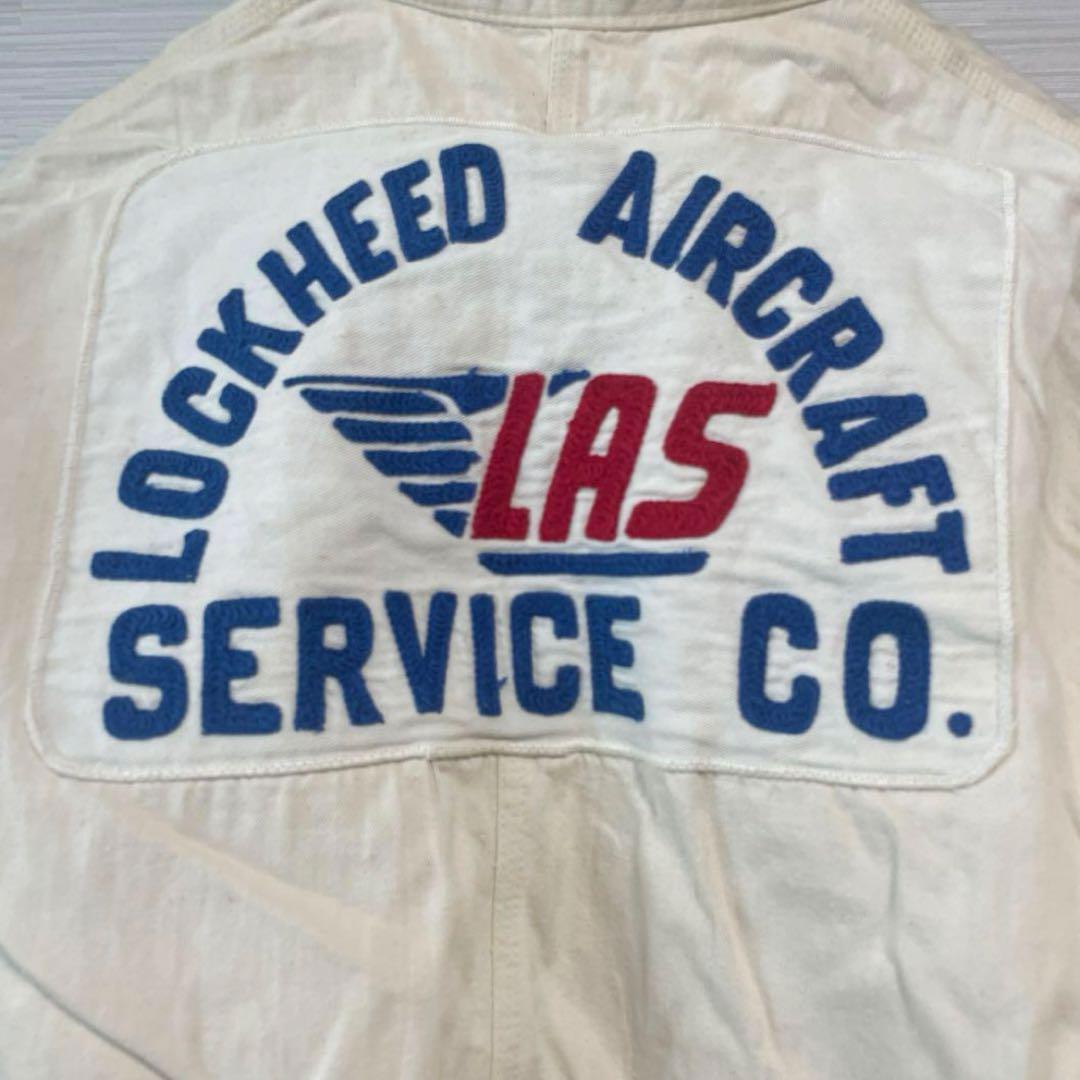 50s LOCKHEED AIRCRAFT SERVICE CO. つなぎ 50s LOCKHEED AIRCRAFT SERVICE CO. つなぎ