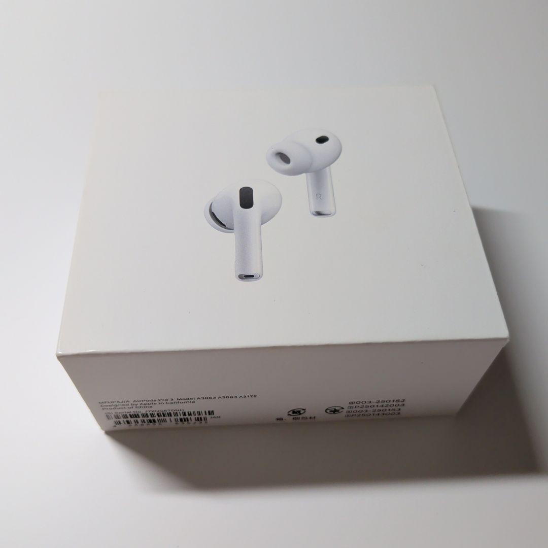 AirPods Pro3 本体 ホワイト イヤーチップ付き KeyBudz AirPods Pro 3 / AirPods 4 専用 イヤーフック EarBuddyz