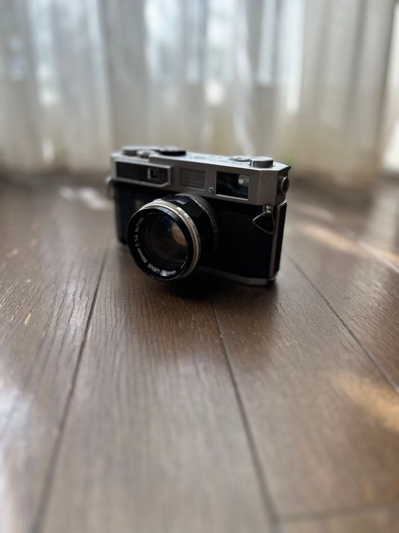 【ジャンク品】Canon model 7 ジャンク『動作未確認』 キャノン MODEL7 レンズ・ケース有 フィルム