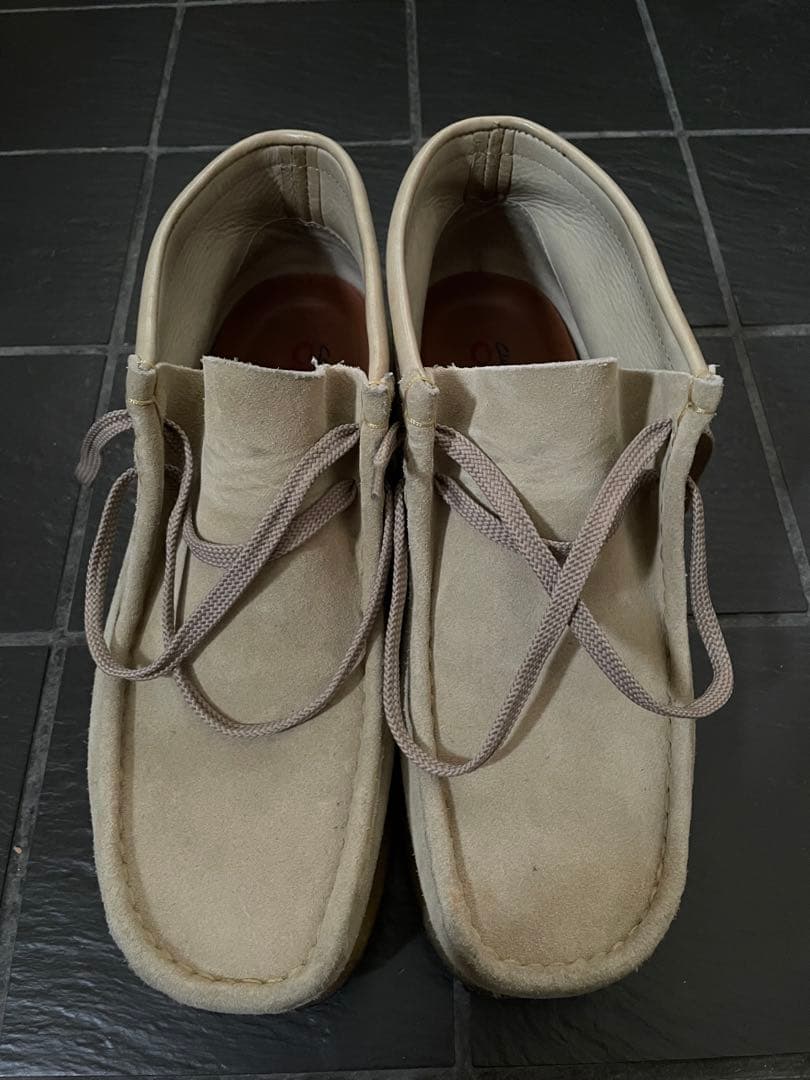 ワラビ わらび クラークス Clarks ベージュ27~28cm