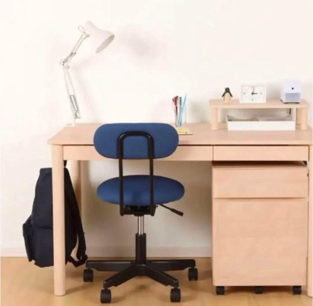 送料込　無印　ワーキングチェア　ガススプリング昇降式・ブルー ワーキングチェア・ガススプリング昇降式（青） | 無印良品