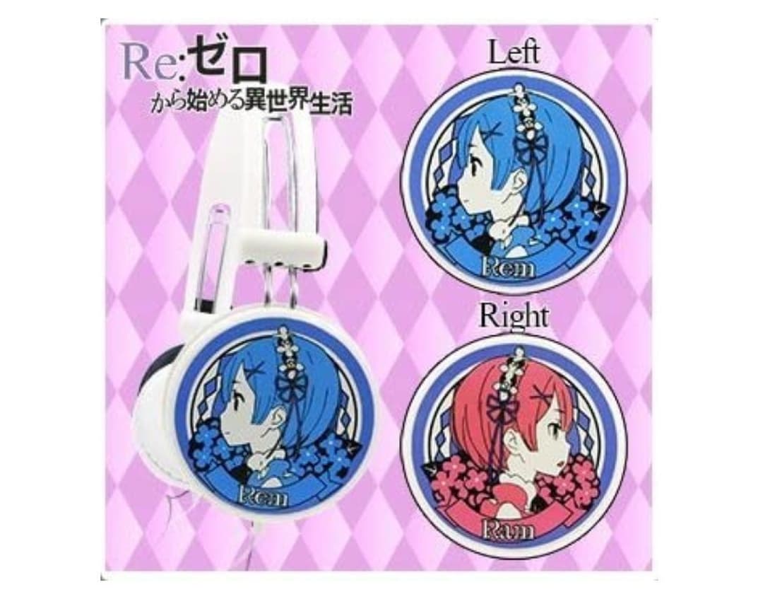 Re:ゼロから始める異世界生活 ヘッドフォン　お値下げ致しました！ リゼロ・レムコラボ猫耳ヘッドホン
