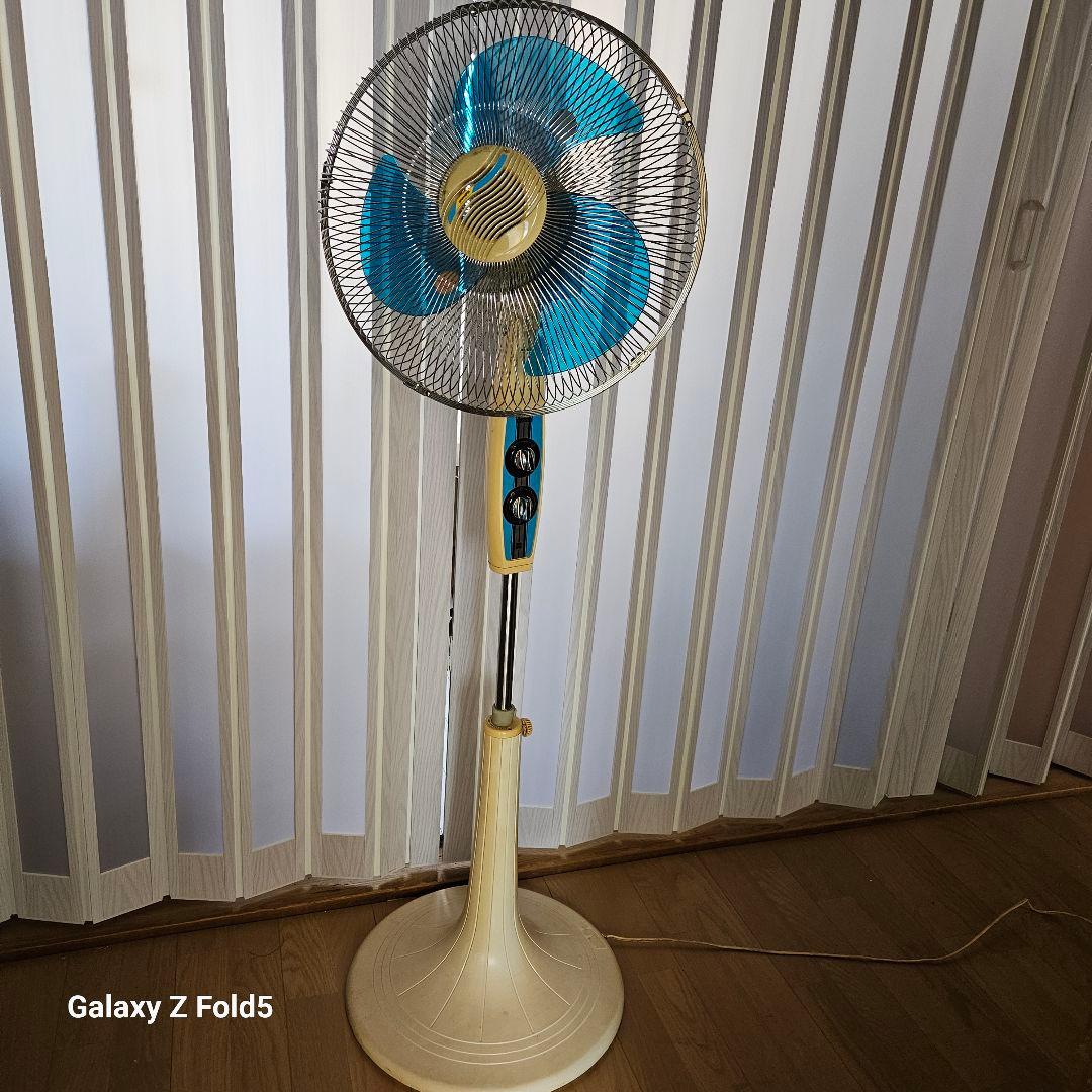 コレクター様必見！！昭和レトロな ナショナルスタンド扇風機 これでよく涼んだなぁ…昭和懐かしのレトロ扇風機を再現「昭和家電