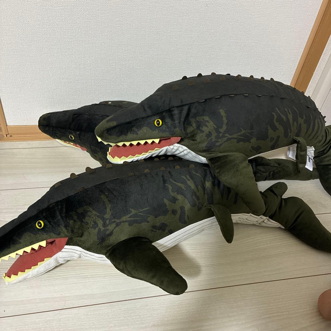 ジュラシック・ワールド/復活の大地　ぬいぐるみ✖️3\"モササウルス\" ジュラシック・ワールド/復活の大地 ぬいぐるみ✖️3 モササウルス