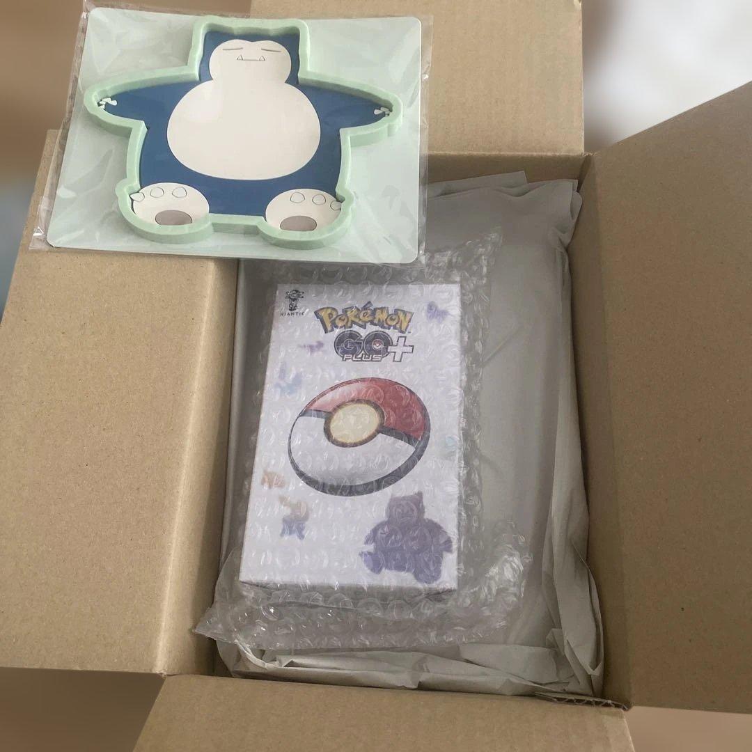 ポケモンGO PLUS カビゴンラバートレー付き 7月14日（金）より、『Pokémon GO』と『Pokémon Sleep』と連携する