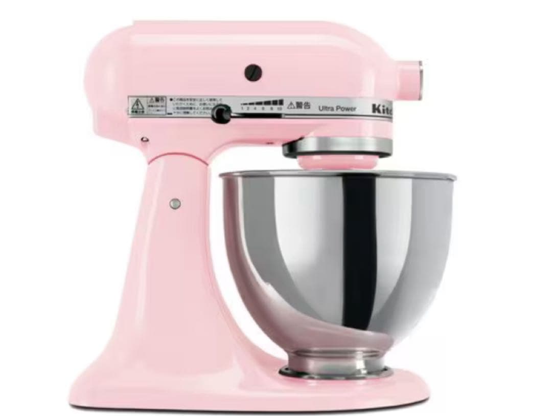 【美品】キッチンエイド スタンドミキサー ミニ ピンク KitchenAid KitchenAid（キッチンエイド） ミニスタンドミキサー3.3L+フード