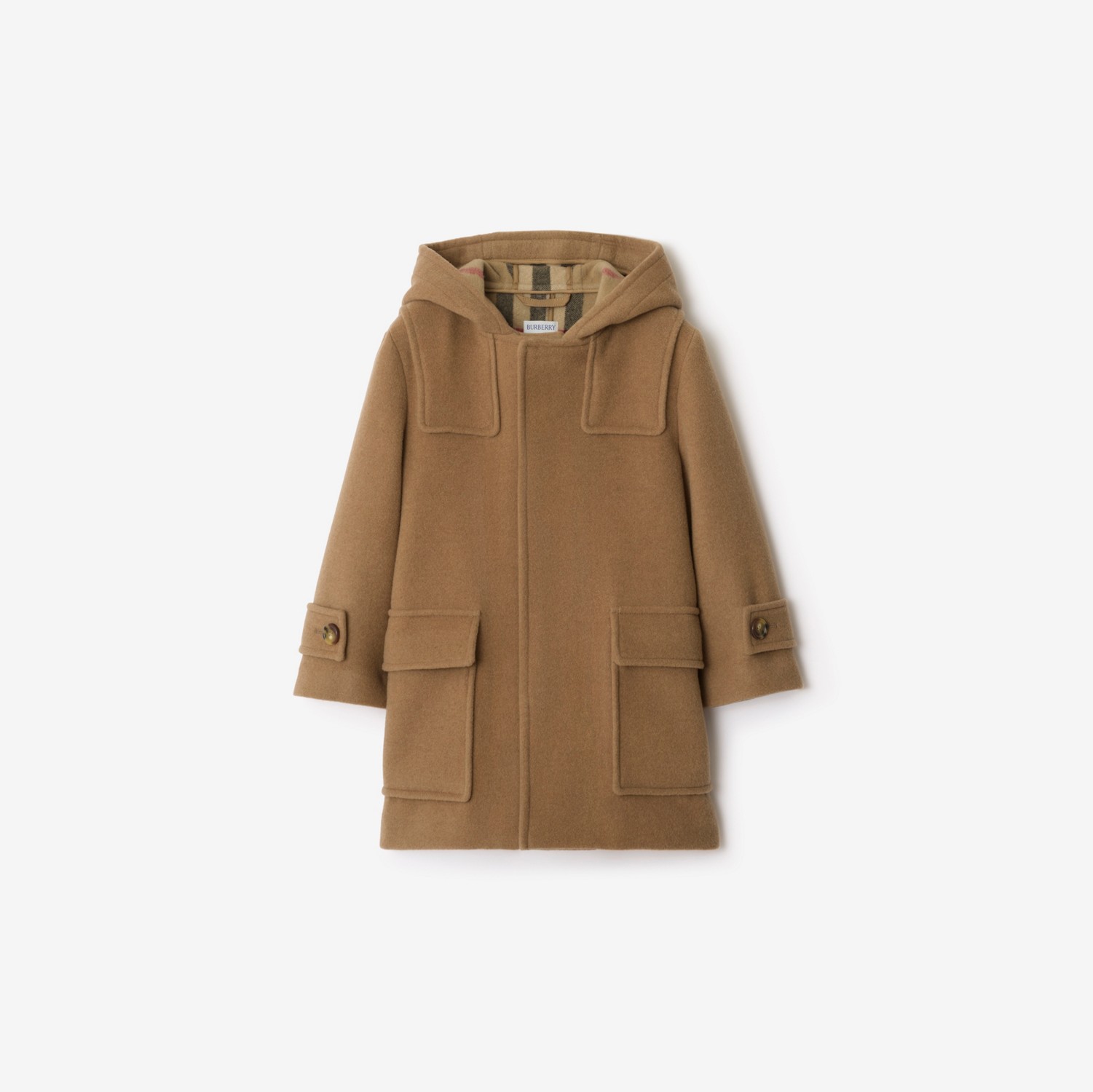 ウール ダッフルコート (アーカイブベージュ) | Burberry®公式サイト