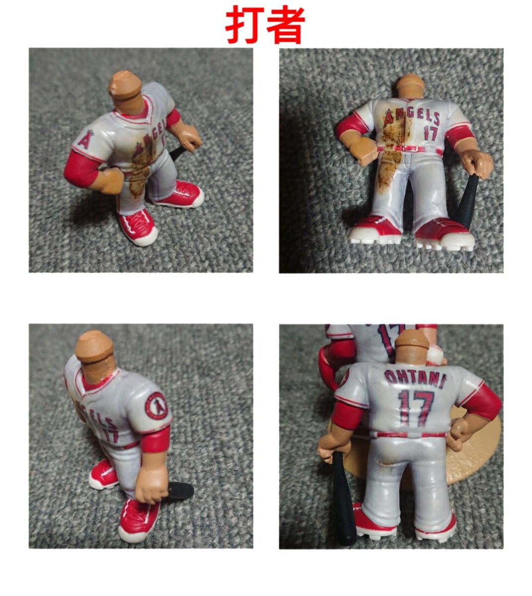 5【カスタム 白→グレー&汚し加工】ファンコ ポップ 大谷翔平 投打