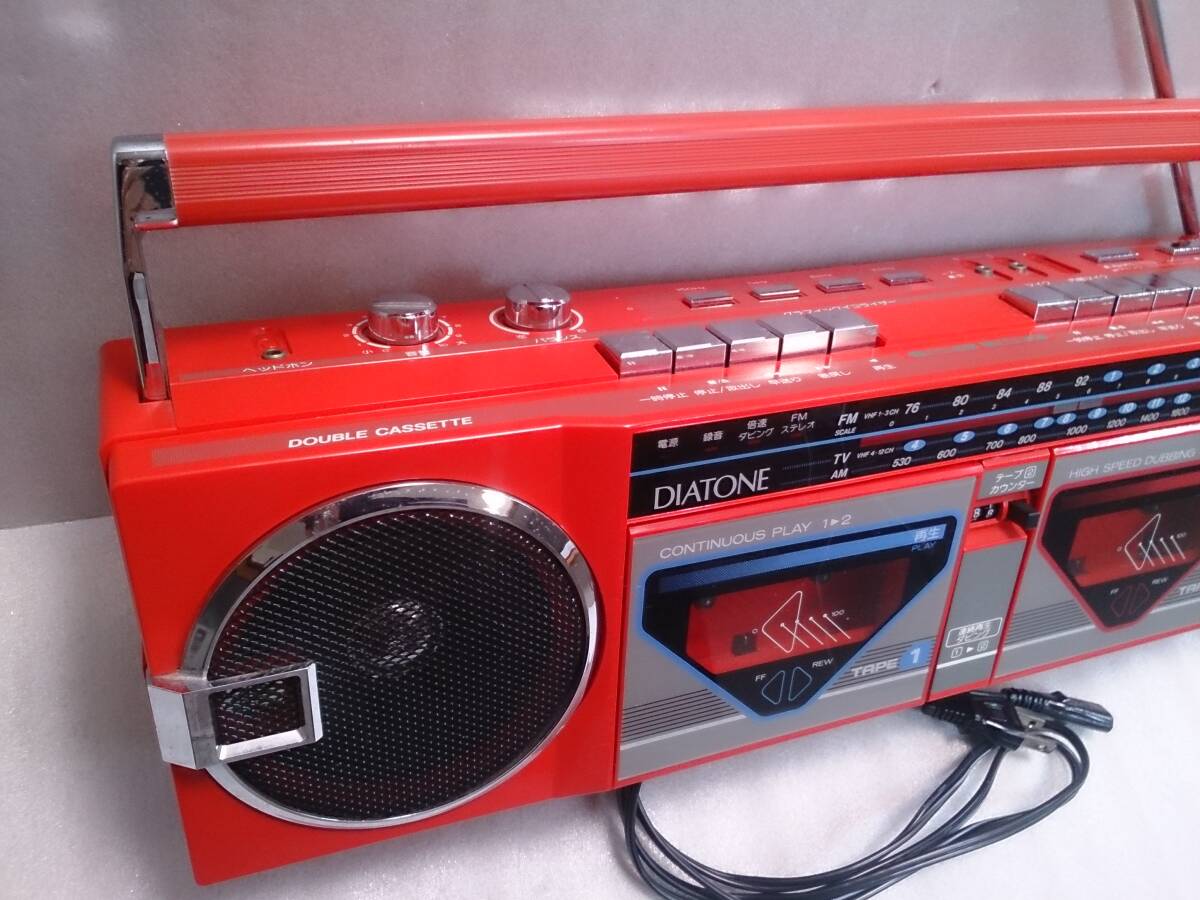 Yahoo!オークション - レトロレッド・DIATONE・ダブルラジカセ・TA-54W
