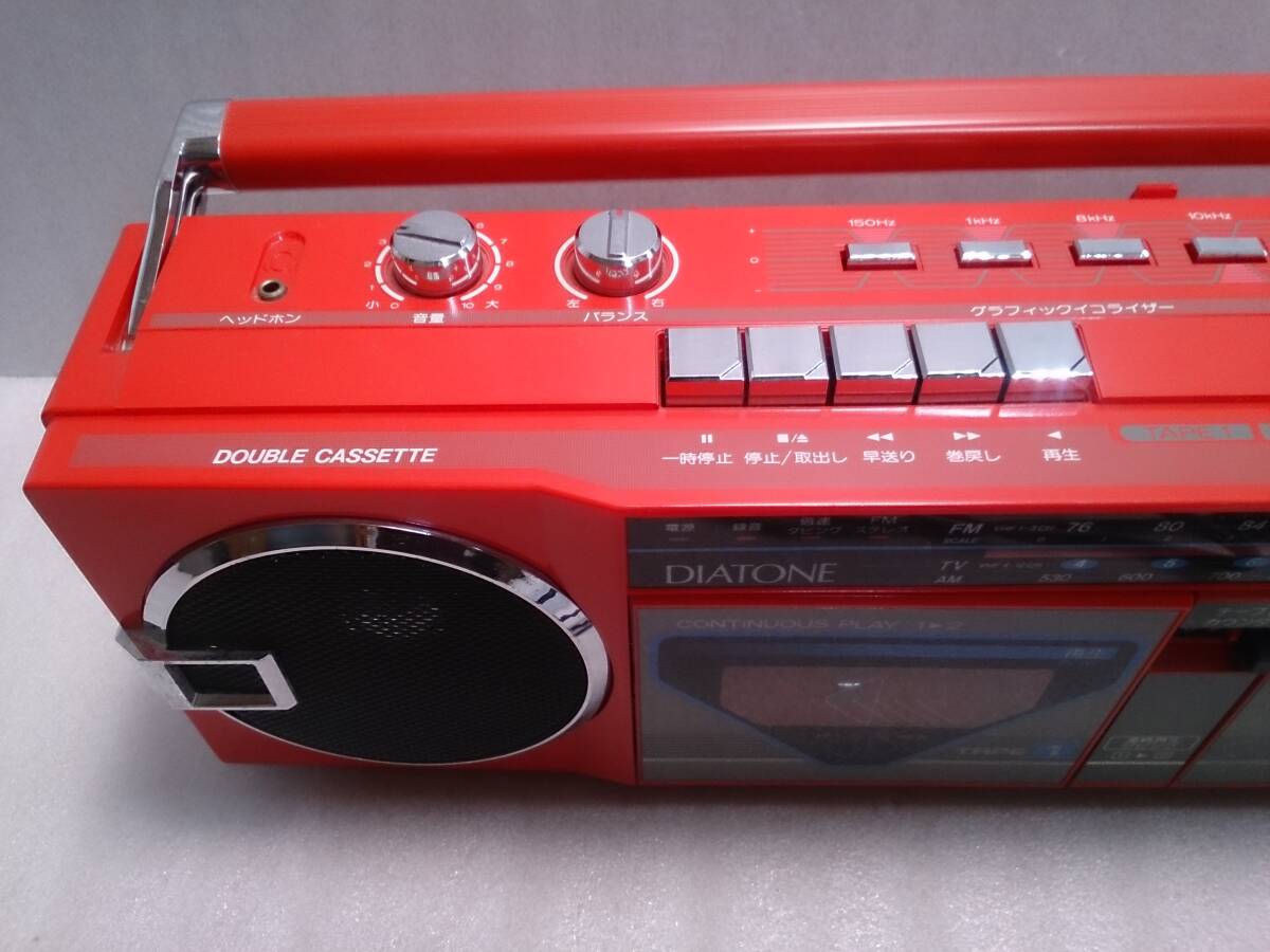 Yahoo!オークション - レトロレッド・DIATONE・ダブルラジカセ・TA-54W