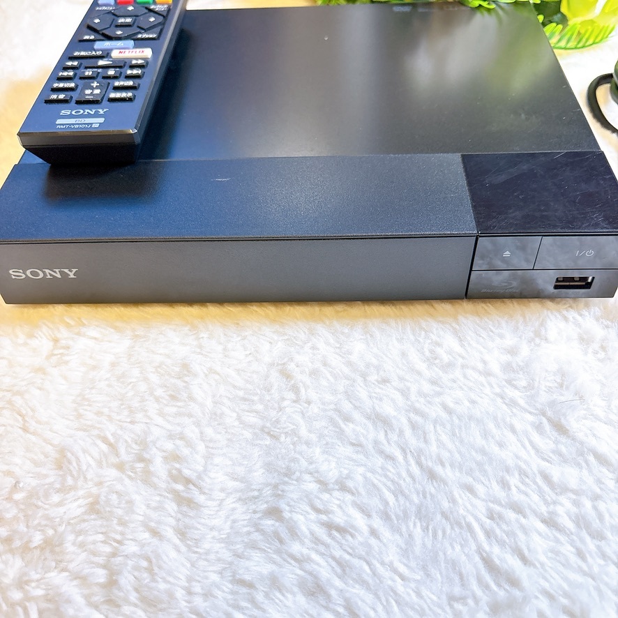 動作確認清掃済み sony ブルーレイプレーヤー BDP-S1500 リモコン付き