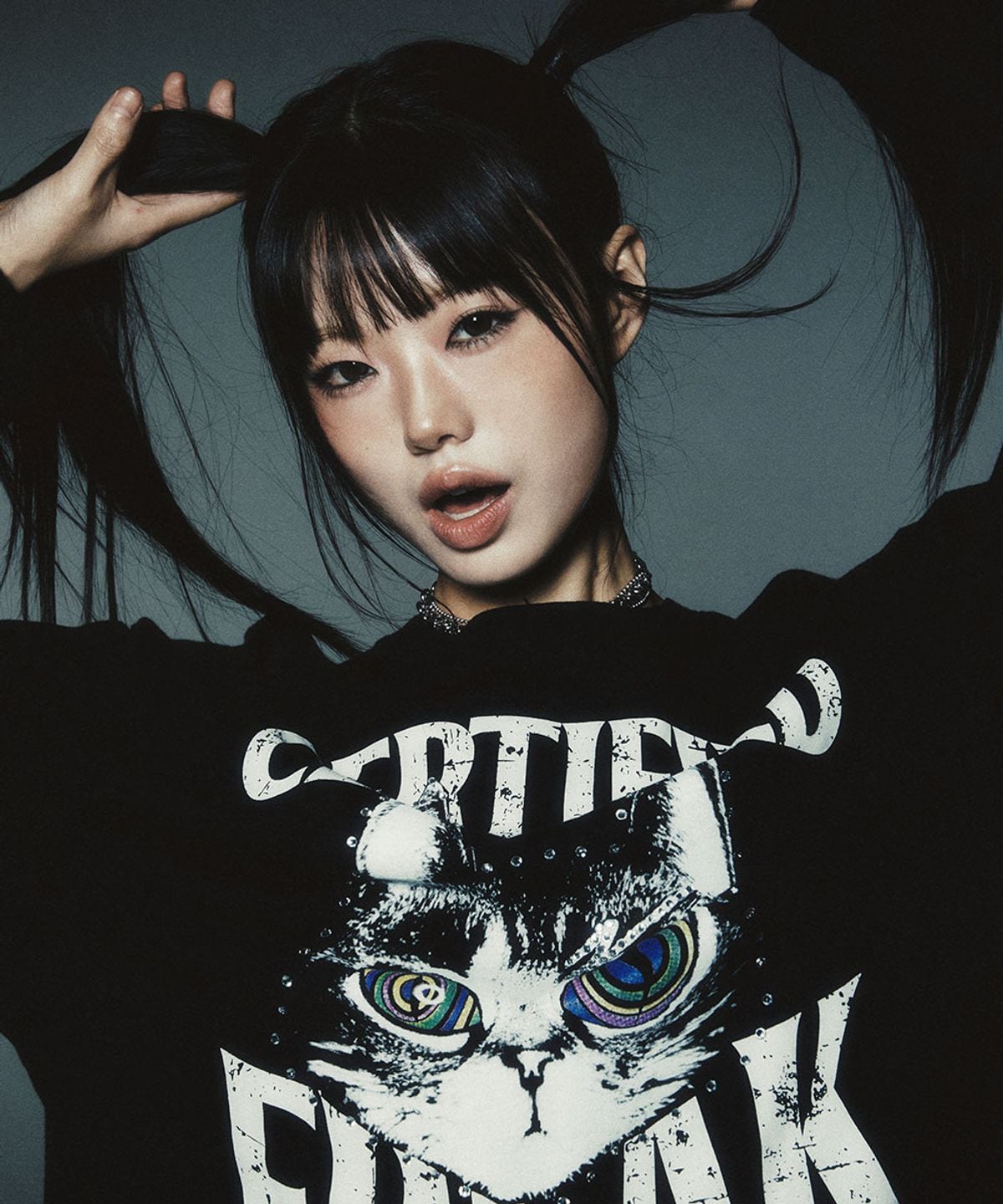 ☆[RESELL][GRAILZ] [ZICO X GRAILZ] VINTAGE FREAK CAT LONG SLEEVE