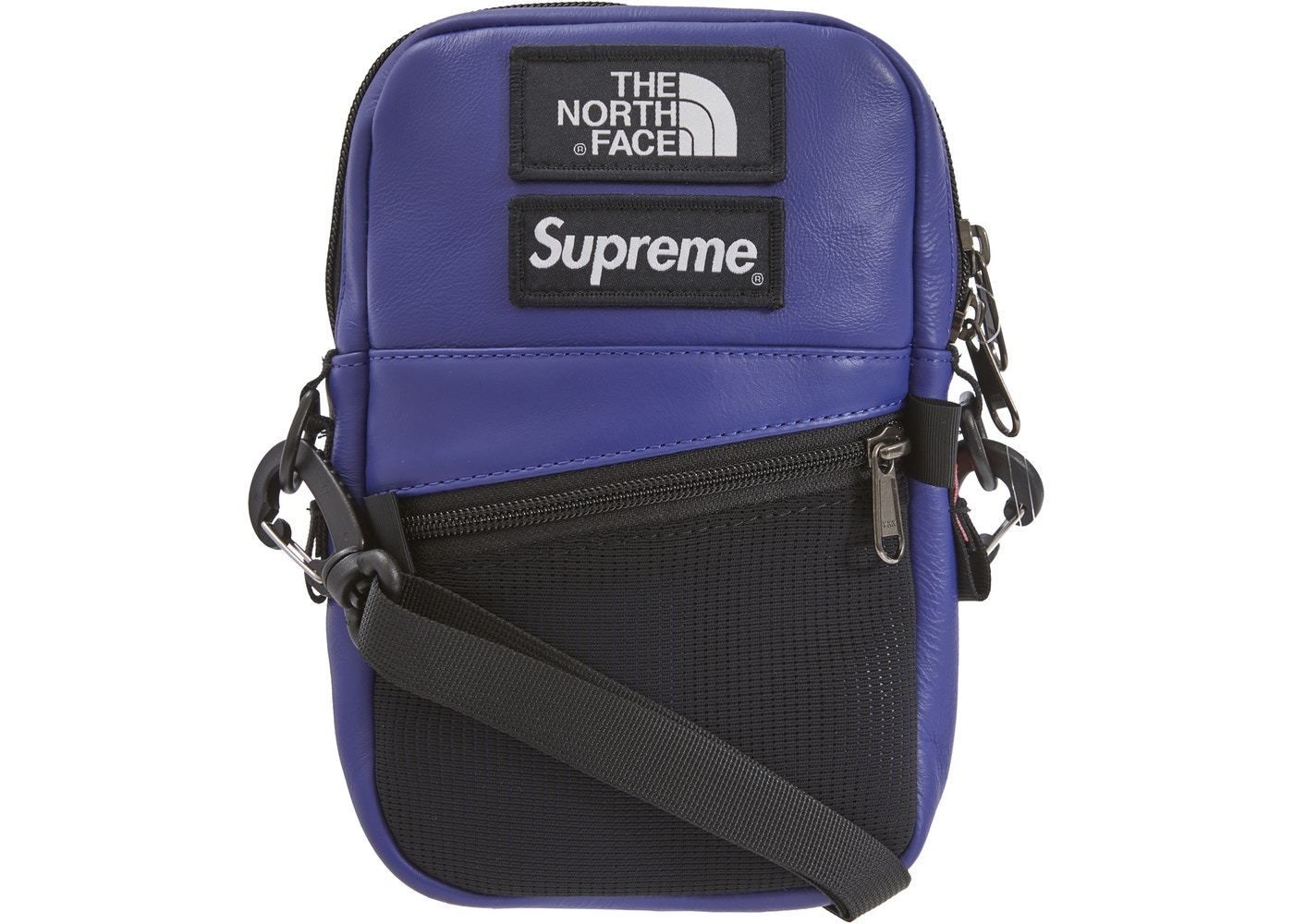 SUPREME x North Face☆レザーショルダーバッグ Shoulder Bag (Supreme