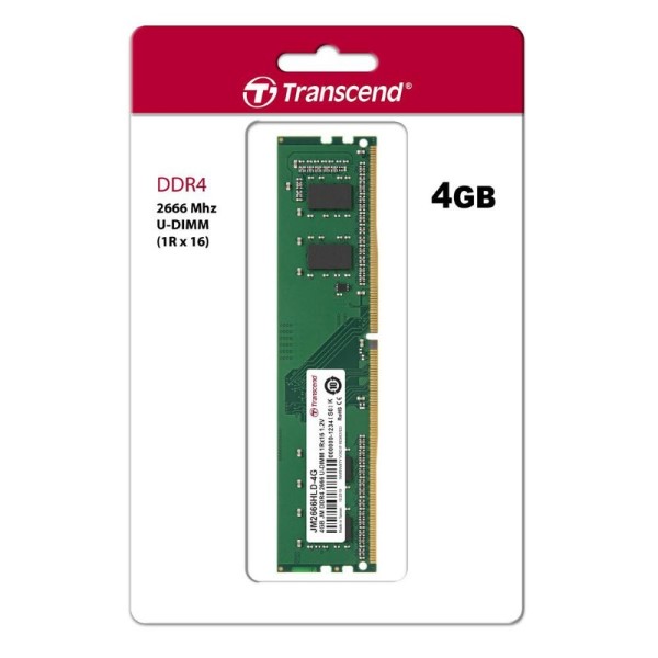 Buy Transcend 4GB DDR4 2666 Mhz Desktop Memory JM2666HLH-4G