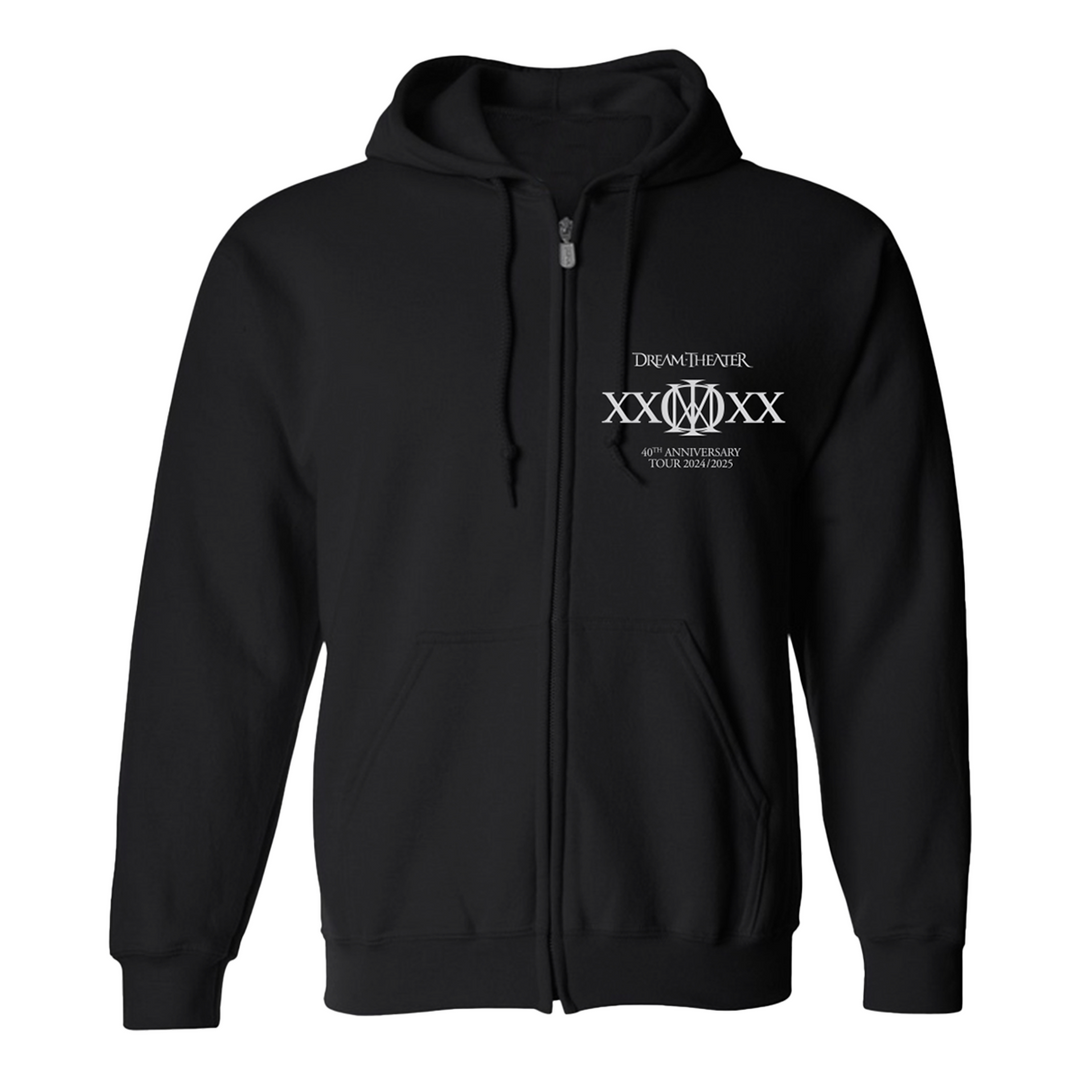 40th Anniversary Tour Zip Hoodie – Dream Theater